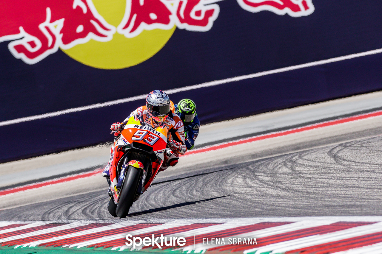 Earchphoto - Marc Marquez during the MotoGP race in Austin, TX.