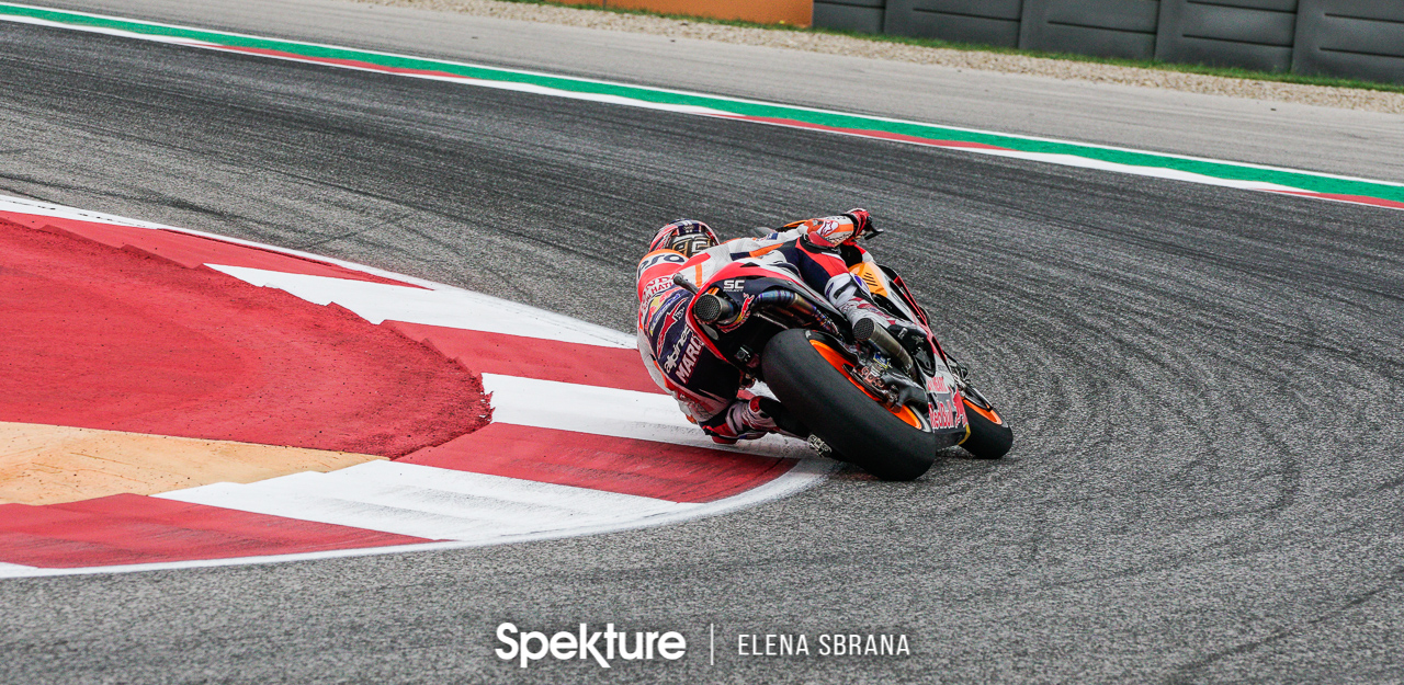 Earchphoto - Marc Marquez during the MotoGP race in Austin, TX.