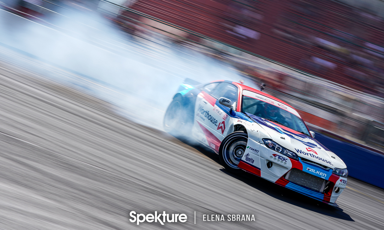 Earchphoto - Piotr Wiecek at Formula Drift Seatle. 