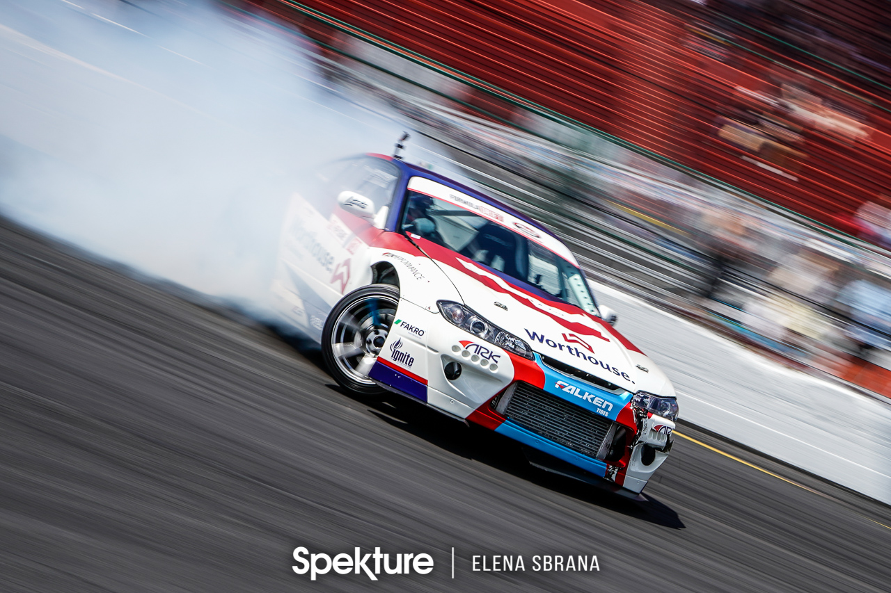 Earchphoto - James Deane at Formula Drift Seattle.