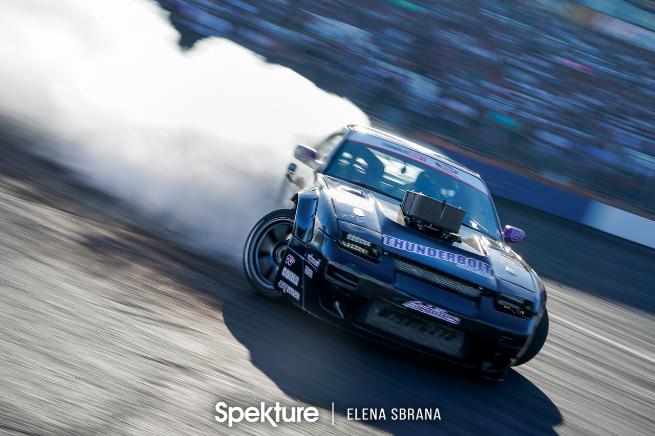 Earchphoto - Matt Coffman on track at Formula Drift Seattle.