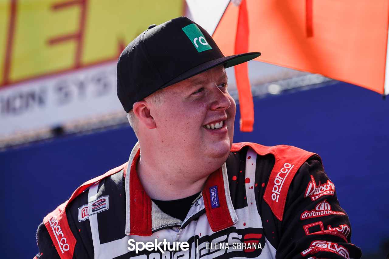 Earchphoto - Cameron Moore during the Formula Drift Seattle autograph session.