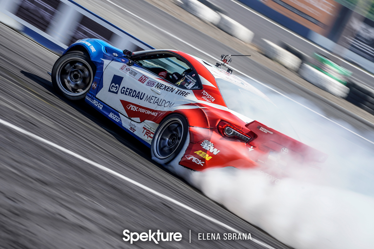 Earchphoto - Jhonnattan Castro on track at Formula Drift Seattle.