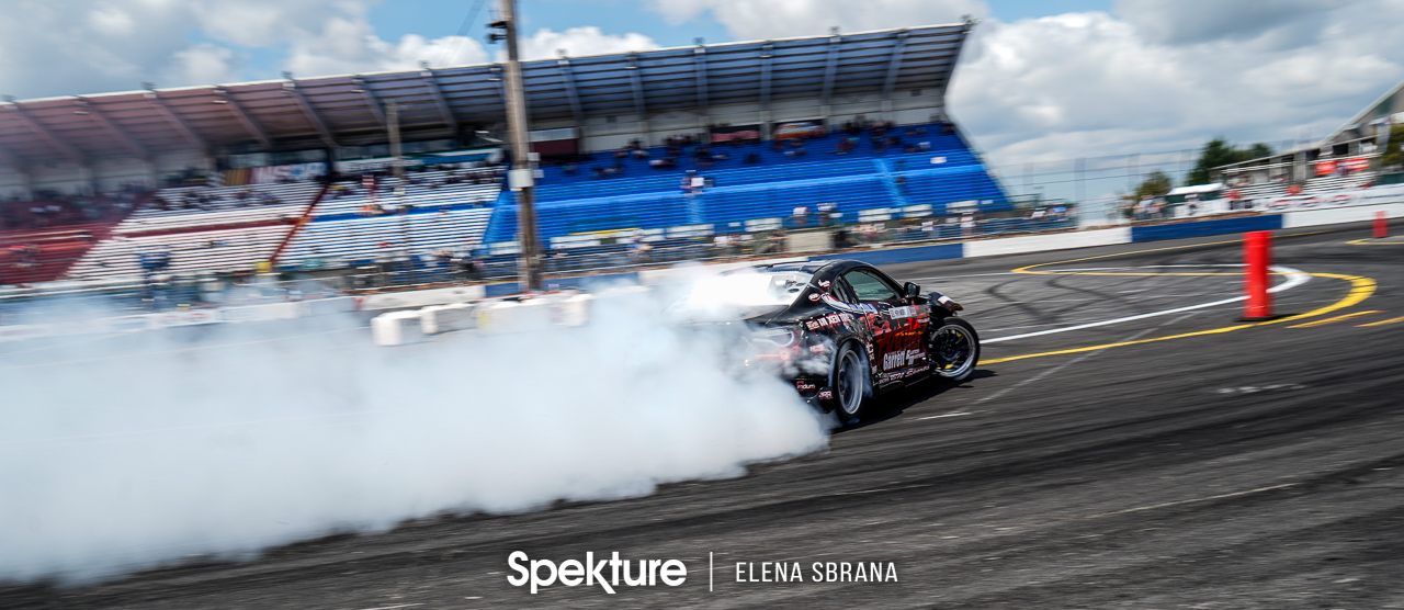 Earchphoto - Cameron Moore on track at Formula Drift Seattle.