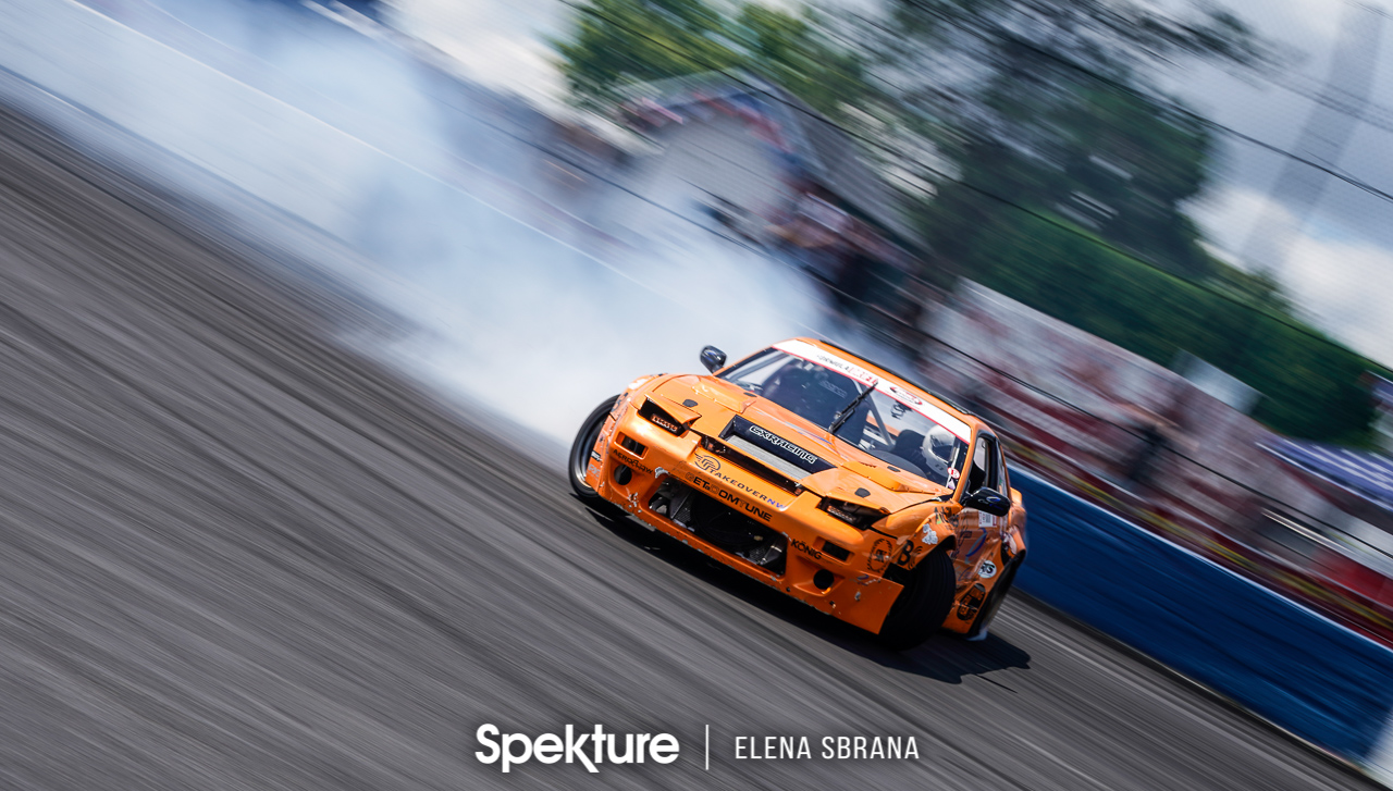 Earchphoto - Matt Vankirk on track at Formula Drift Seattle.