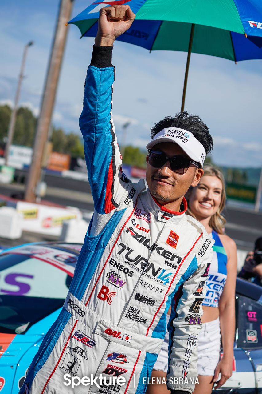 Earchphoto - Dai Yoshihara at Formula Drift Seattle.