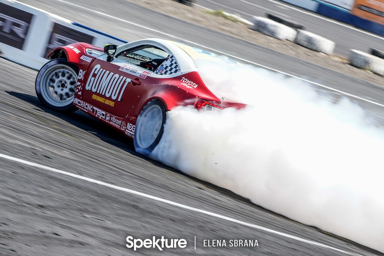 Earchphoto - Ryan Tuerck on track at Formula Drift Seattle.