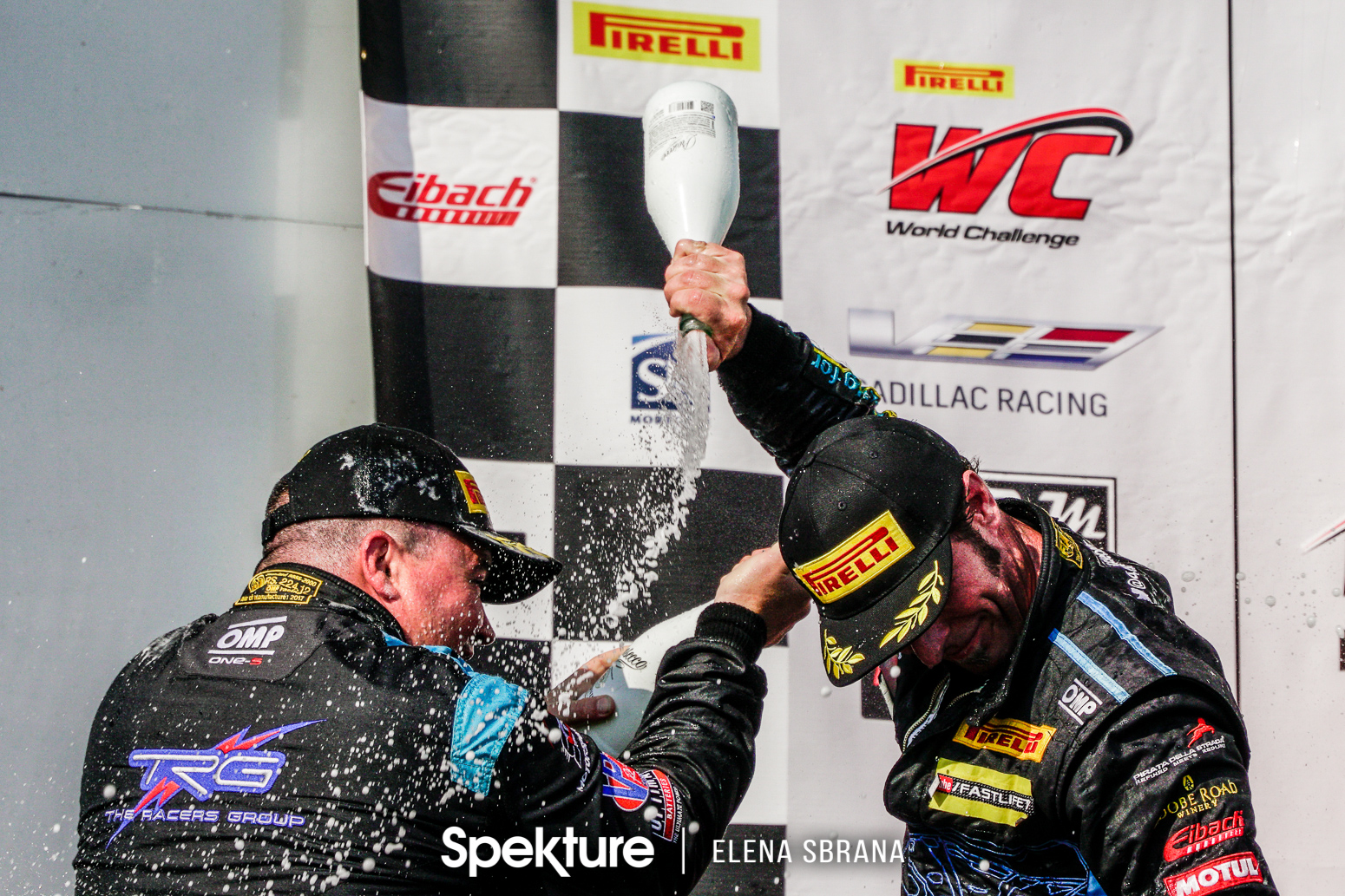 Earchphoto - Derek and Sean on the podium at COTA in 2017.