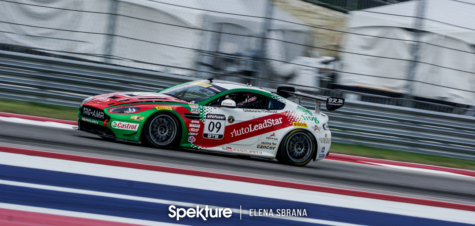 Earchphoto - The TRG-AMR Aston Martin of Derek De Boer and Sean Gibbons at COTA in 2017. 