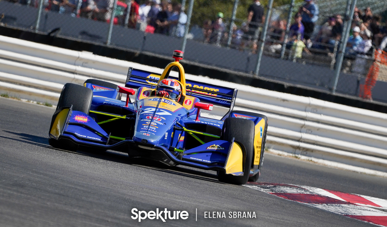 Earchphoto - Alexander Rossi in qualifying at the Grand Prix of Portland. Verizon Indycar Series. 