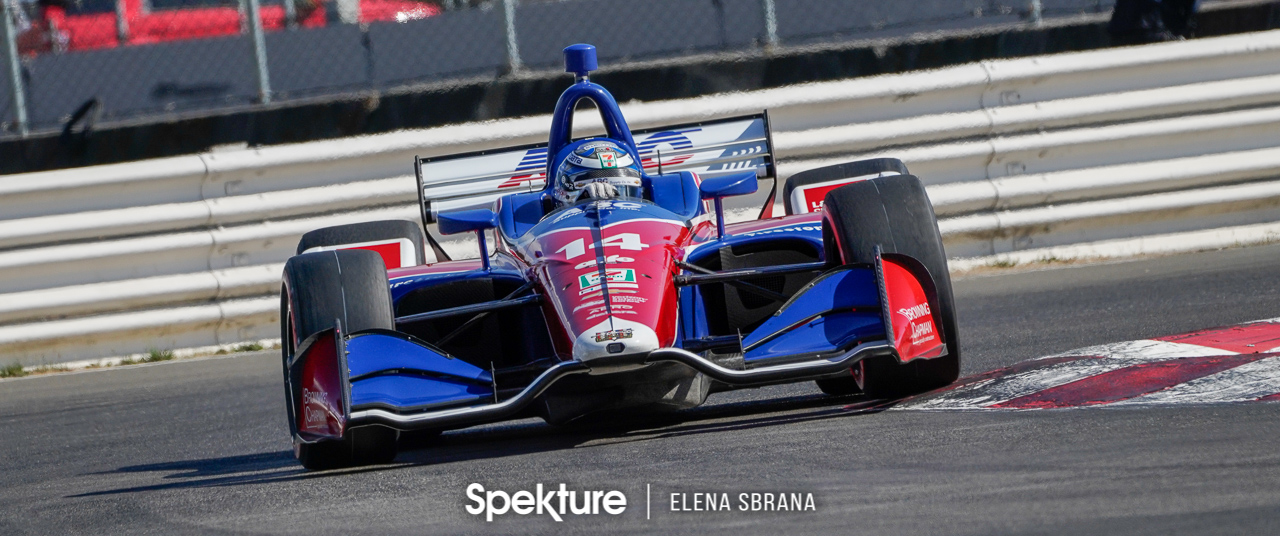 Earchphoto - Tony Kanaan at the Grand Prix of Portland. Verizon Indycar Series. 