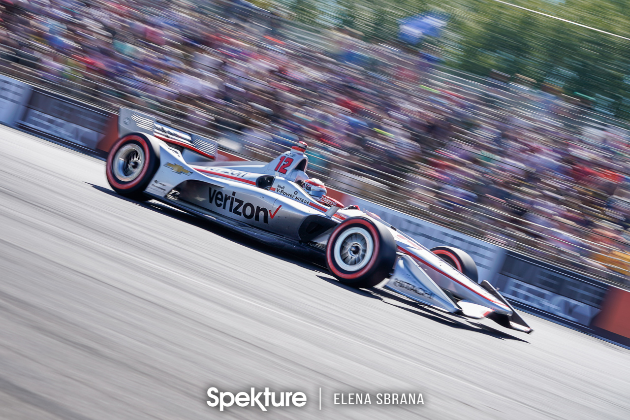 Earchphoto - Will Power at the Grand Prix of Portland. Verizon Indycar Series. 