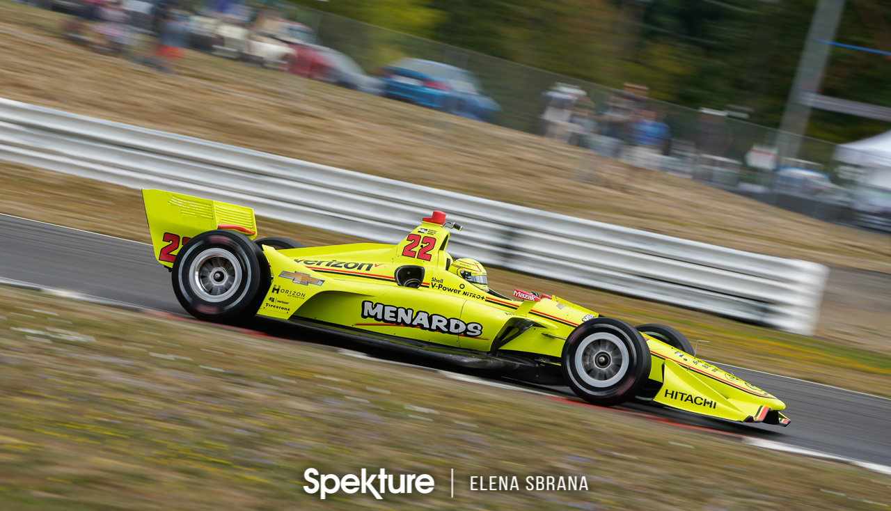 Earchphoto - Simon Pagenaud at the Grand Prix of Portland. Verizon Indycar Series. 