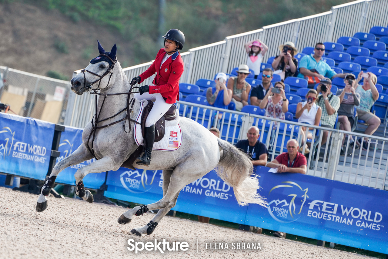 Earchphoto - Laura Kraut and Zeremonie at the 2018 World Equestrian Games in Tryon NC