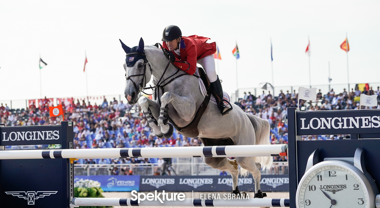 Earchphoto - McLain Ward and Clinta at the 2018 World Equestrian Games in Tryon NC