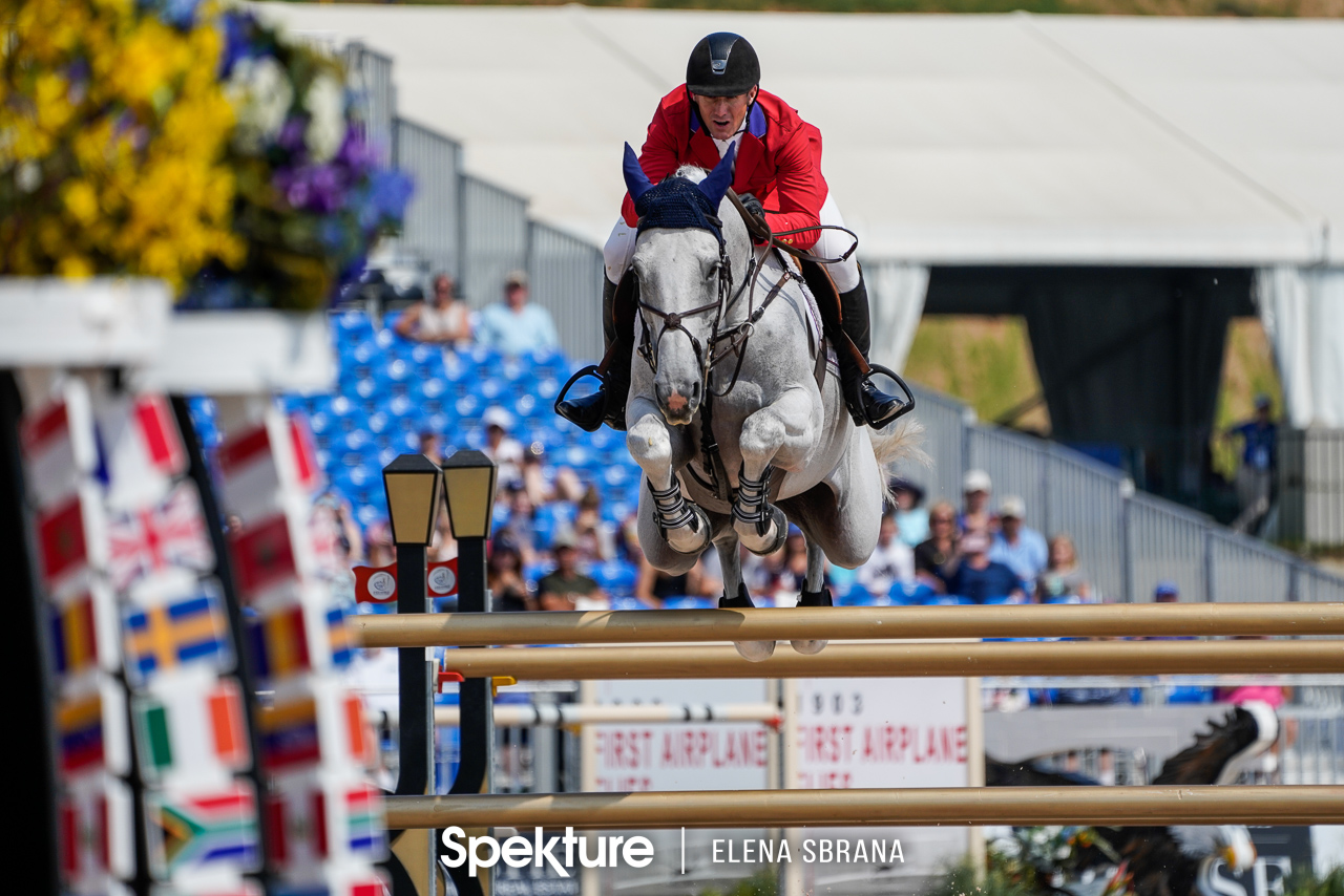 Earchphoto - McLain Ward and Clinta at the 2018 World Equestrian Games in Tryon NC