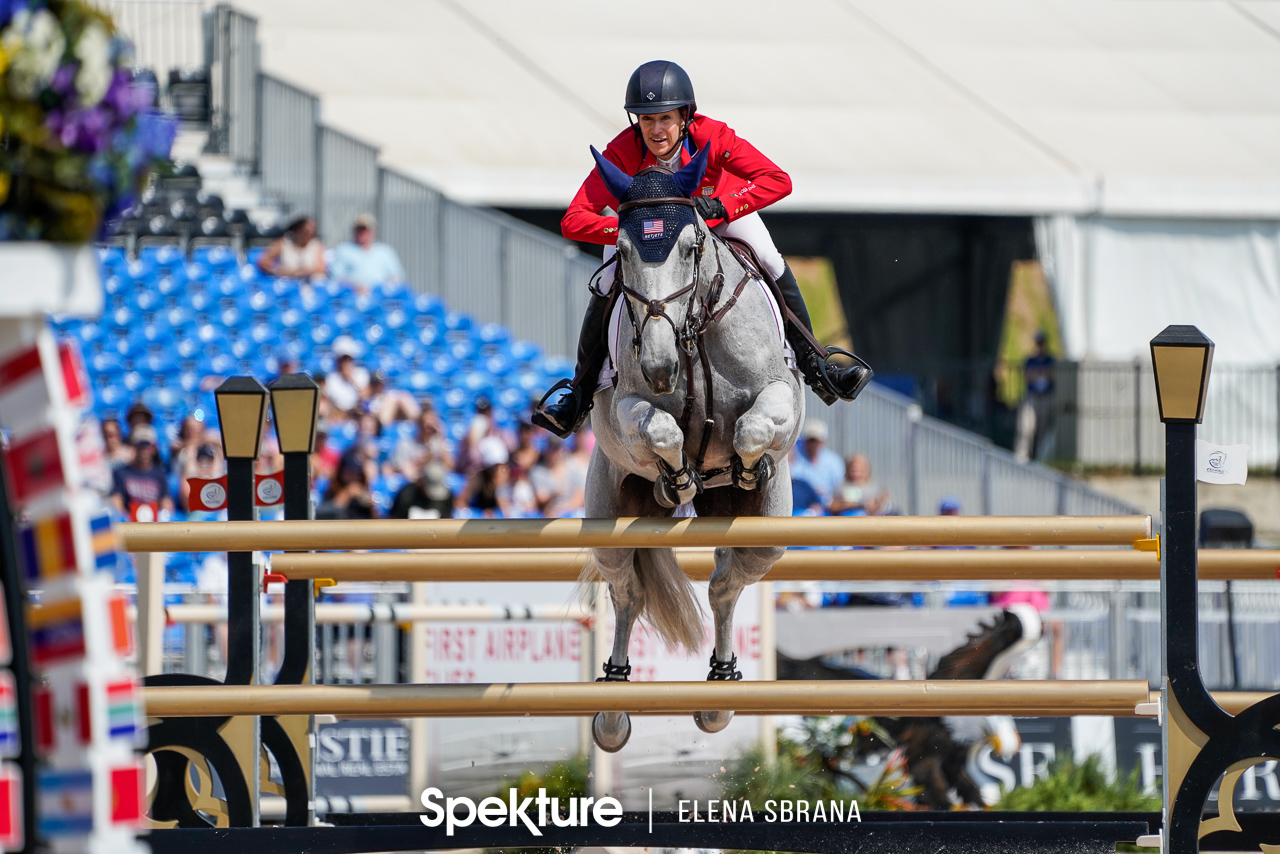 Earchphoto - Laura Kraut and Zeremonie at the 2018 World Equestrian Games in Tryon NC