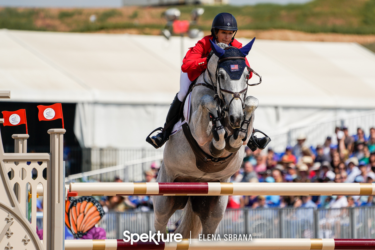 Earchphoto - Laura Kraut and Zeremonie at the 2018 World Equestrian Games in Tryon NC