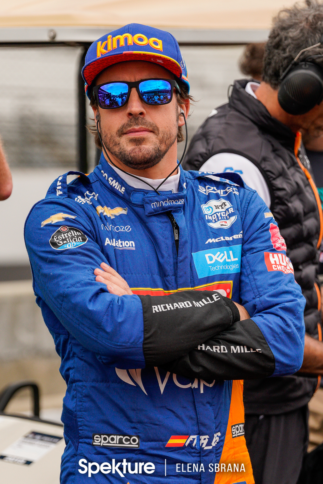 Earchphoto Sports - Fernando Alonso waiting for his turn at the last row shootout