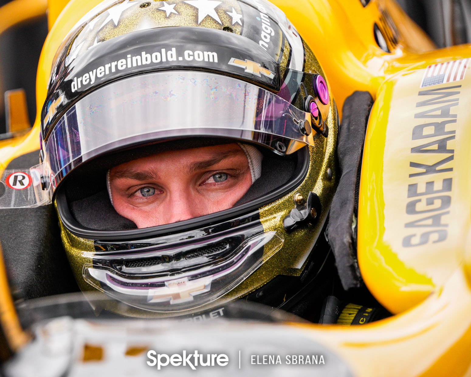 Earchphoto Sports - Sage Karam in the car for the last row shootout