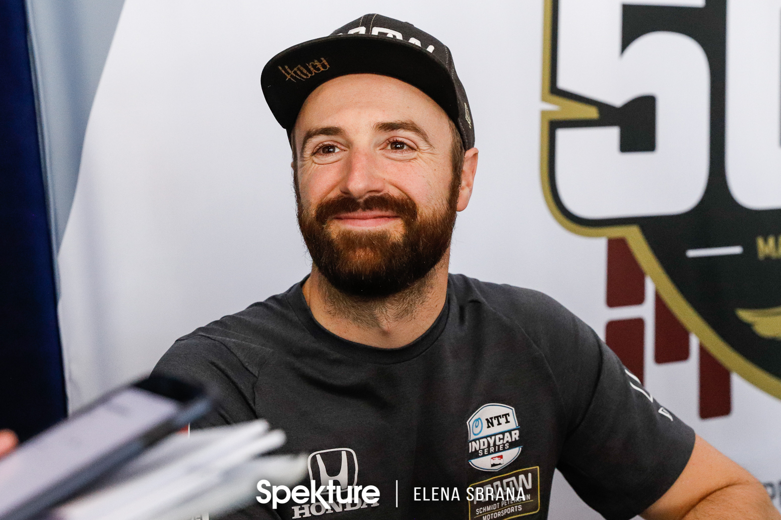 Earchphoto Sports - James Hinchcliffe during media day at IMS