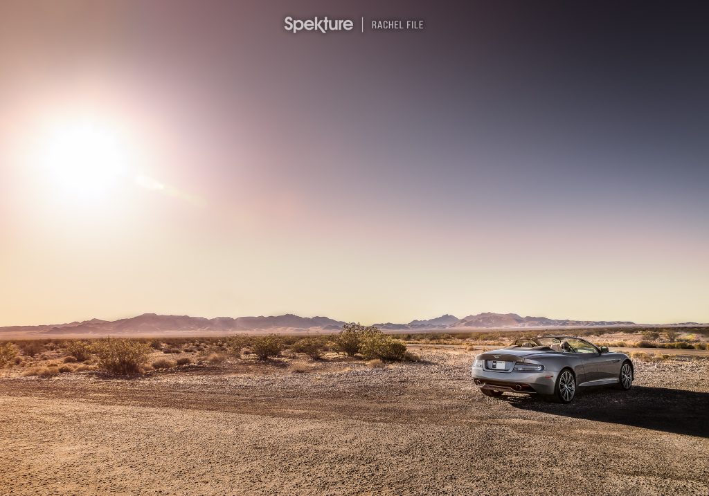 Rachel File | Spekture | Aston Martin DB9 Desert Shoot