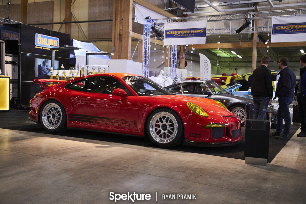 Porsche at Bilsport Performance Show Booth