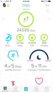 Fitbit Dashboard